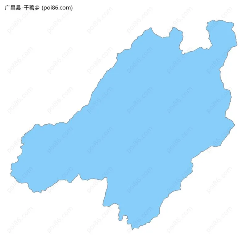 千善乡边界地图