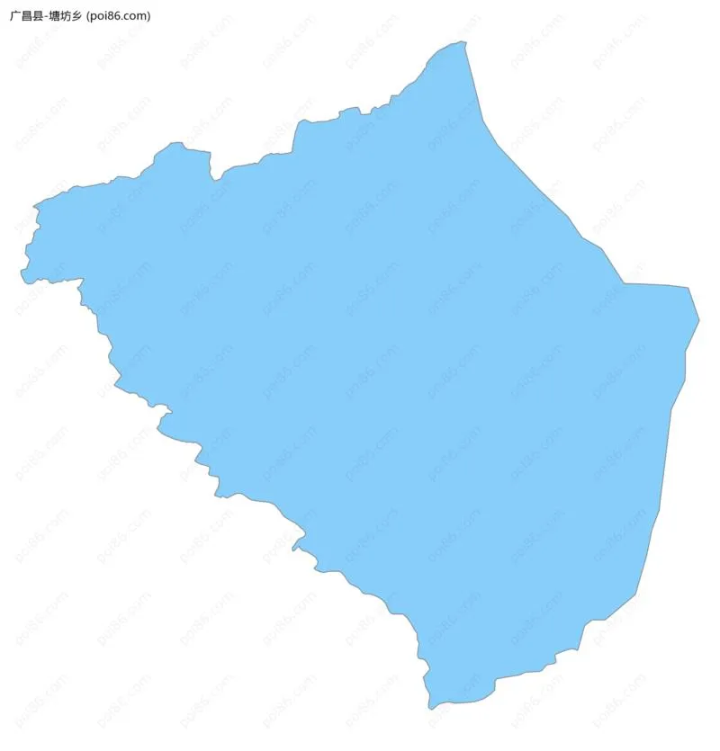 塘坊乡边界地图