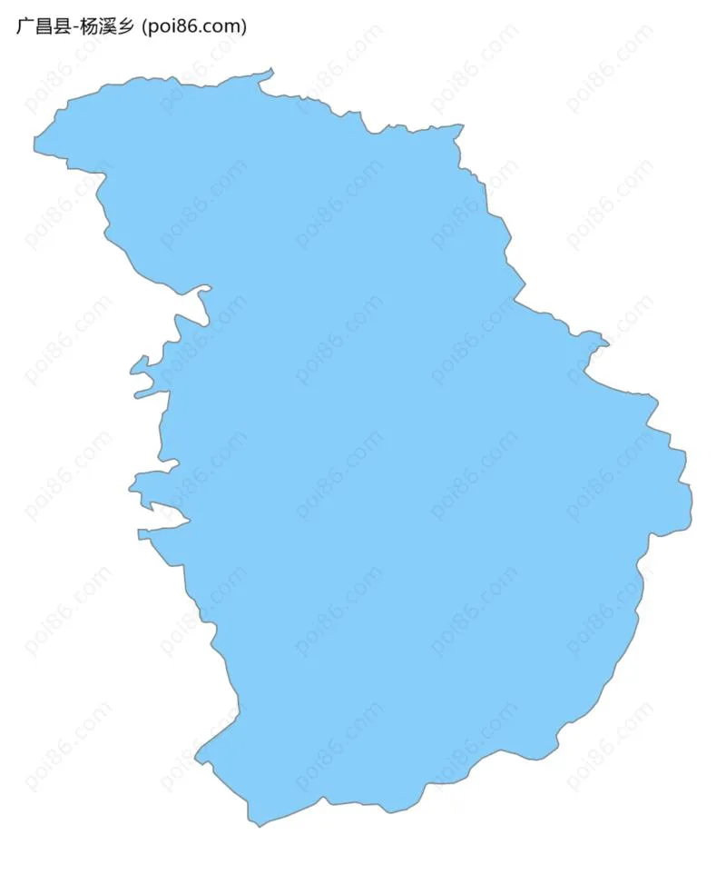 杨溪乡边界地图