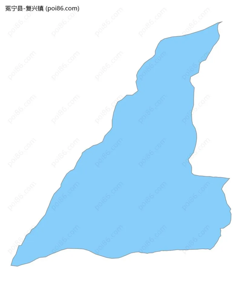 复兴镇边界地图