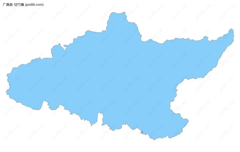 甘竹镇边界地图