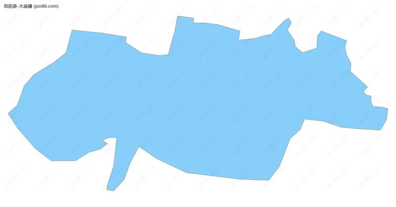 大庙镇边界地图