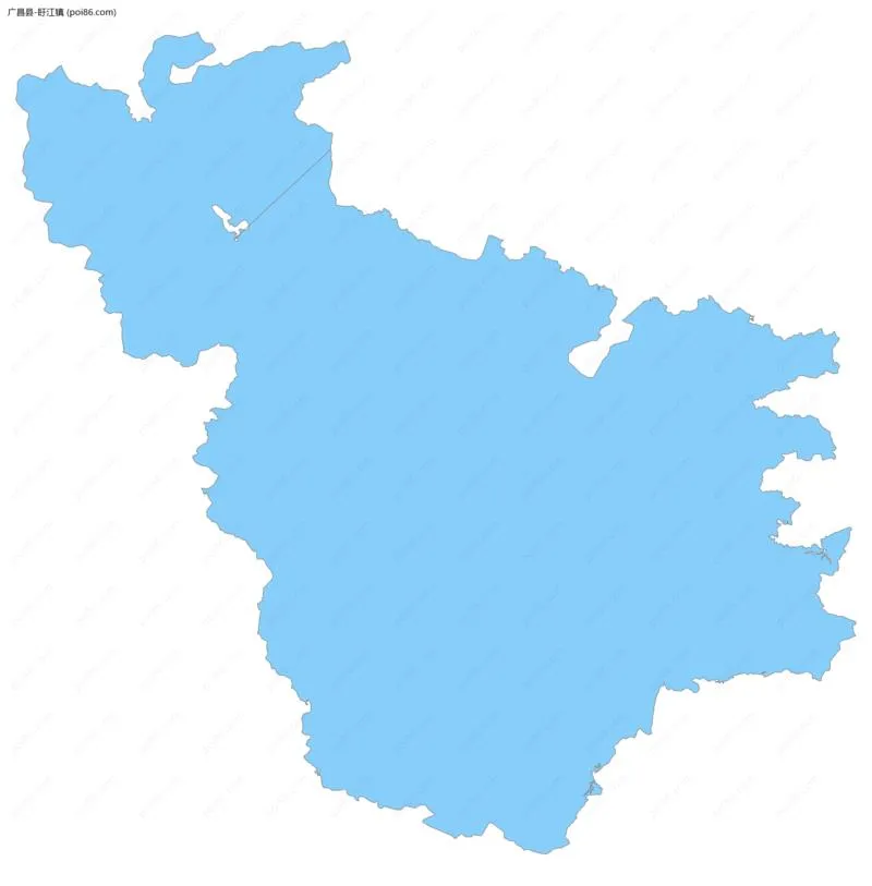 盱江镇边界地图