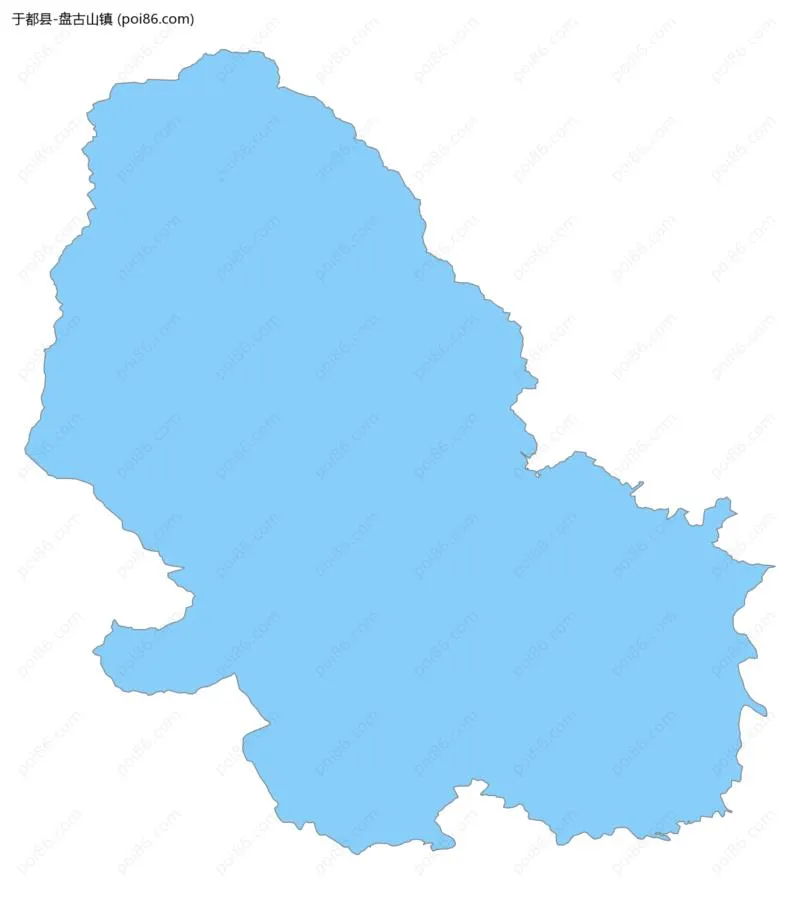 盘古山镇边界地图