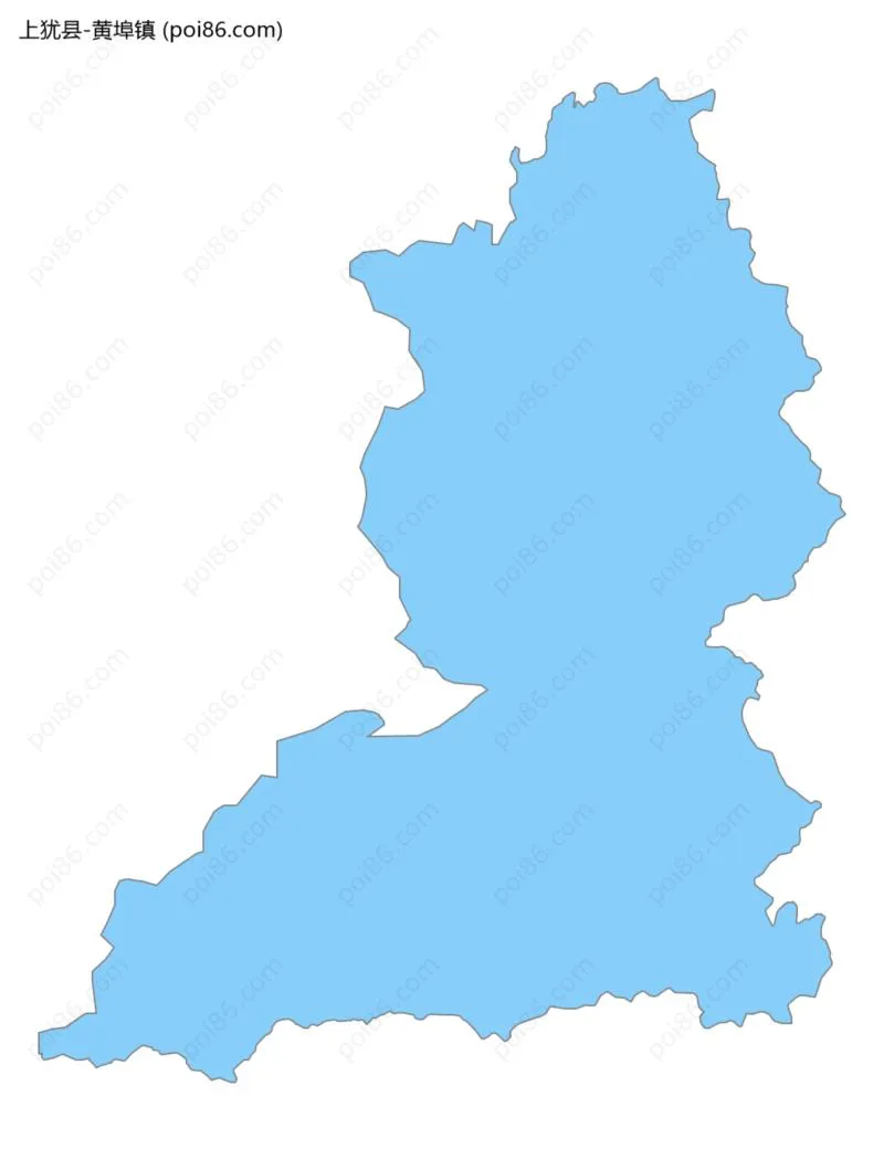 黄埠镇边界地图