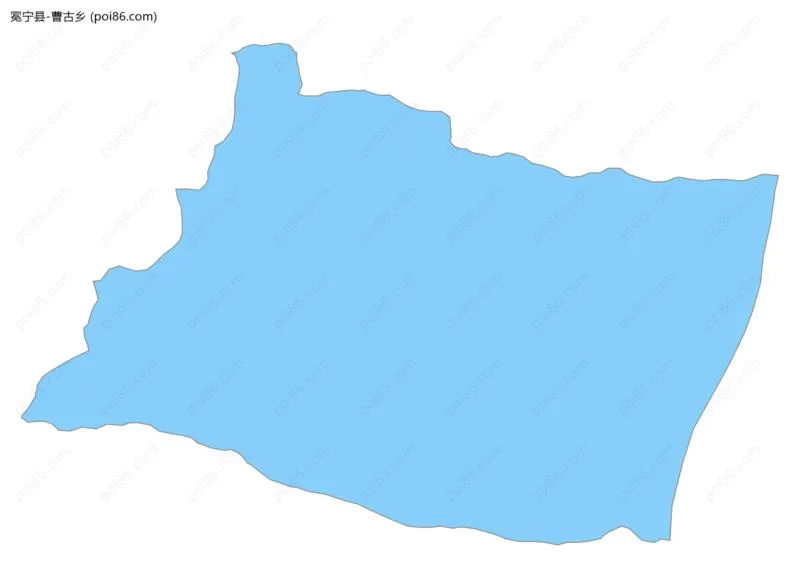 曹古乡边界地图