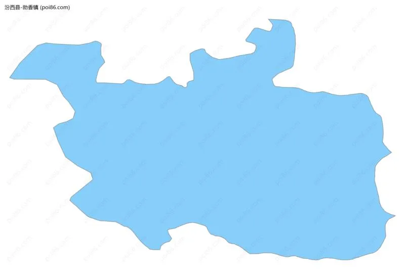 勍香镇边界地图