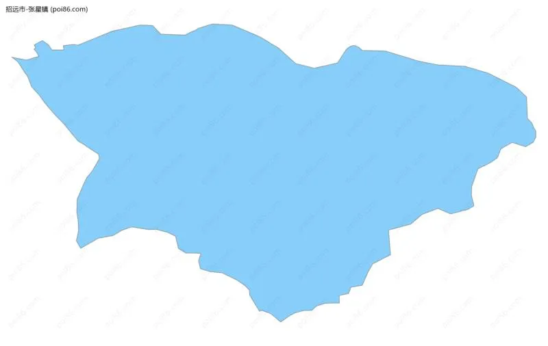 张星镇边界地图