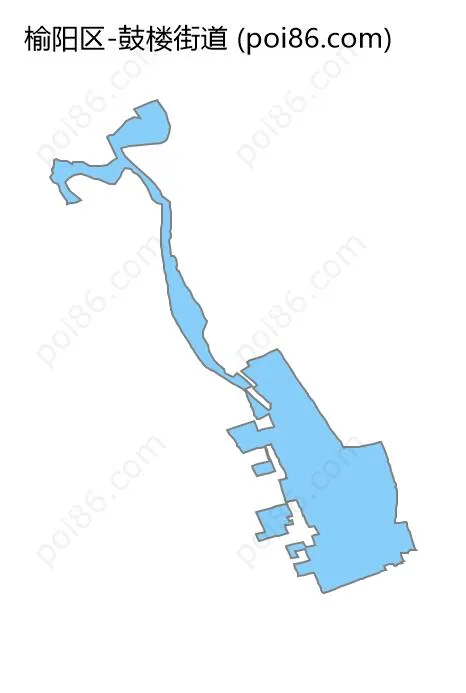 鼓楼街道边界地图