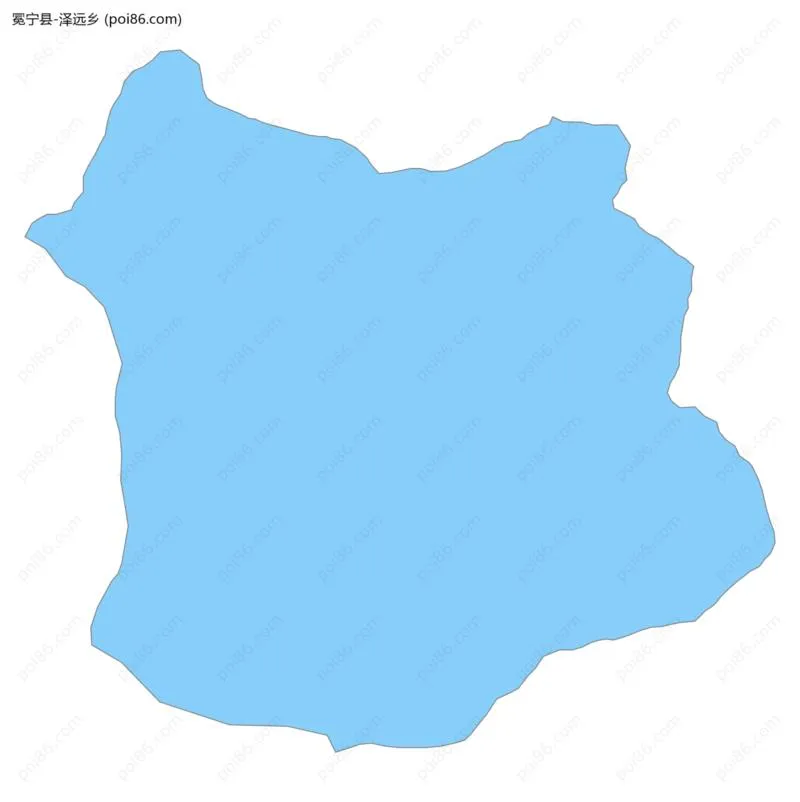 泽远乡边界地图