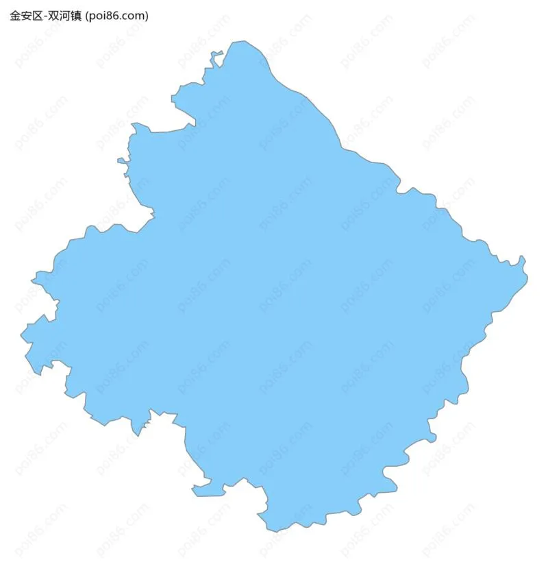 双河镇边界地图