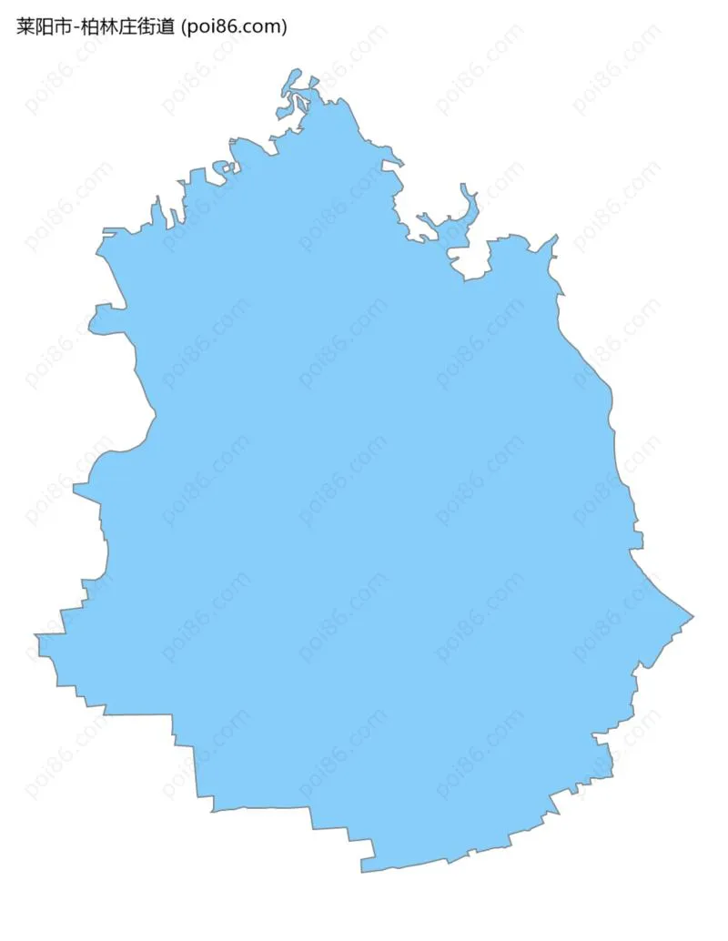 柏林庄街道边界地图