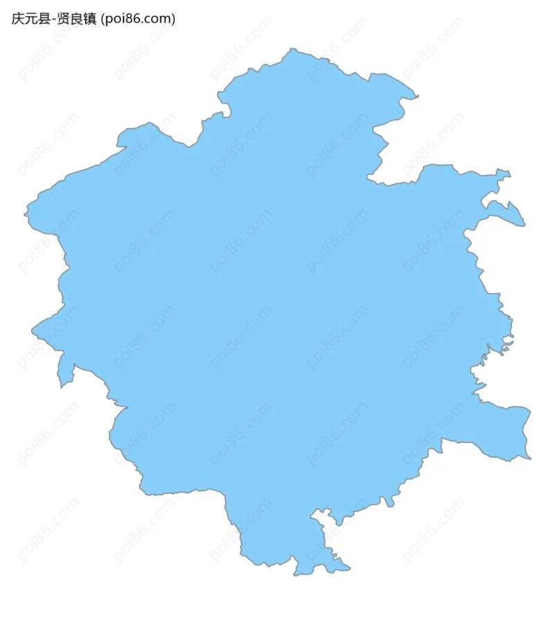 贤良镇边界地图