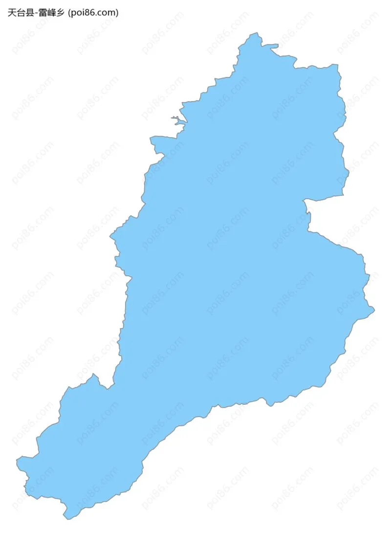 雷峰乡边界地图