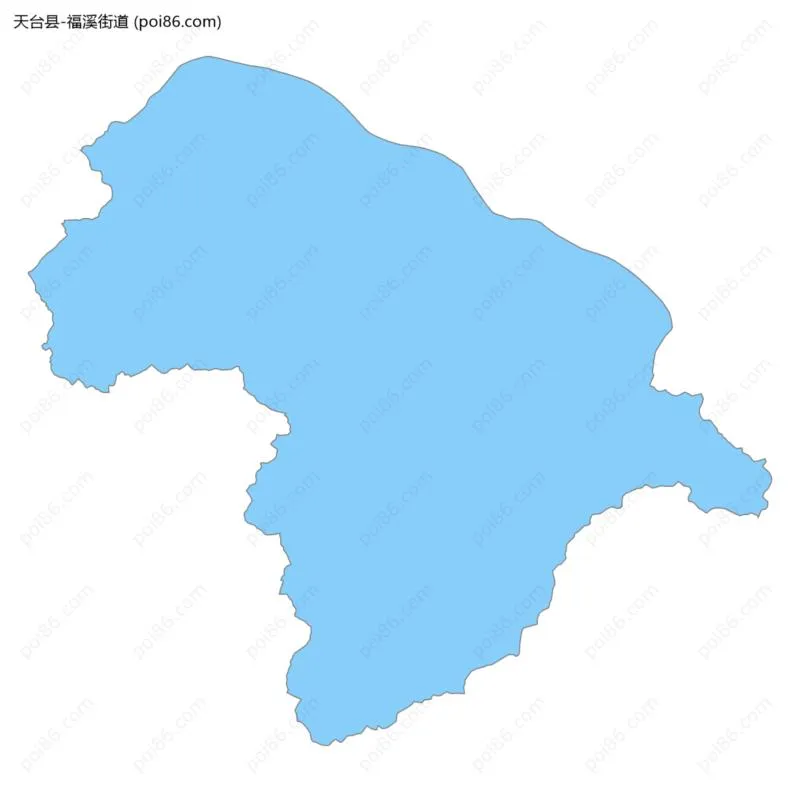 福溪街道边界地图