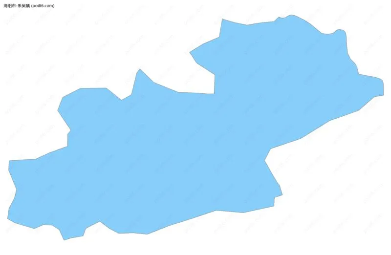 朱吴镇边界地图