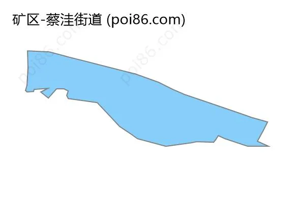 蔡洼街道边界地图