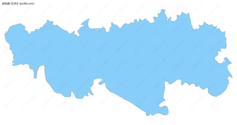 红河乡边界地图