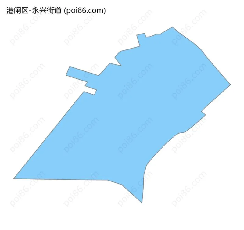 永兴街道边界地图