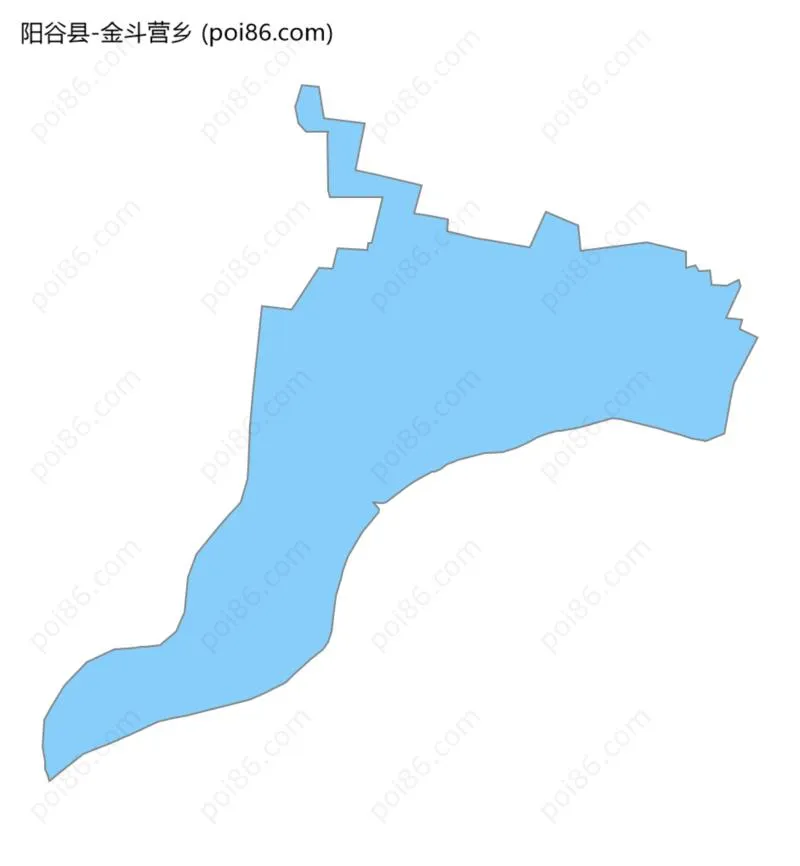 金斗营乡边界地图