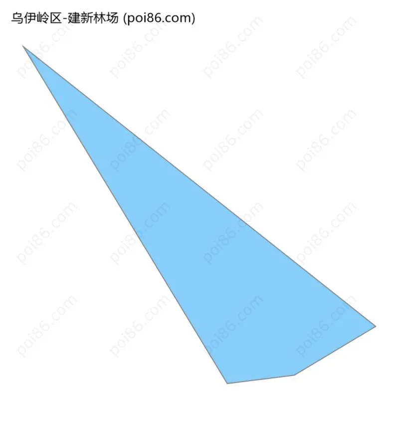 建新林场边界地图