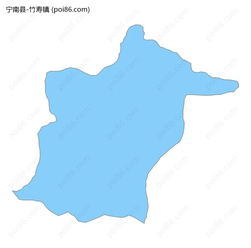 竹寿镇边界地图