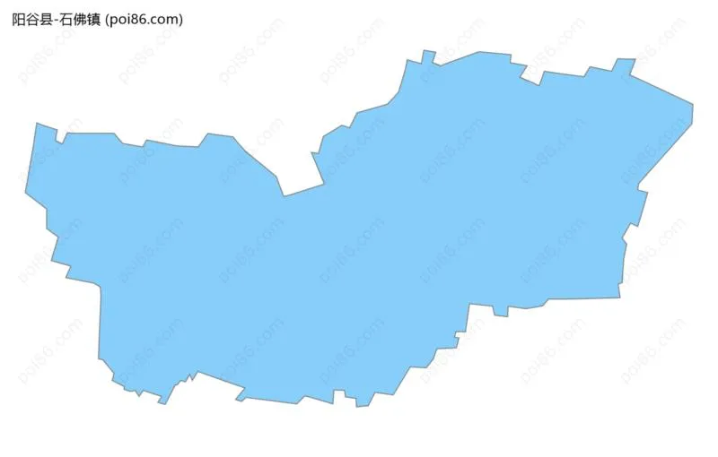 石佛镇边界地图
