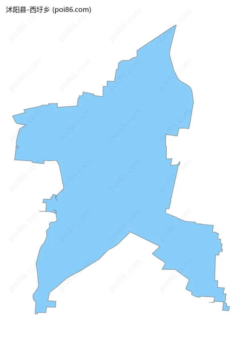西圩乡边界地图