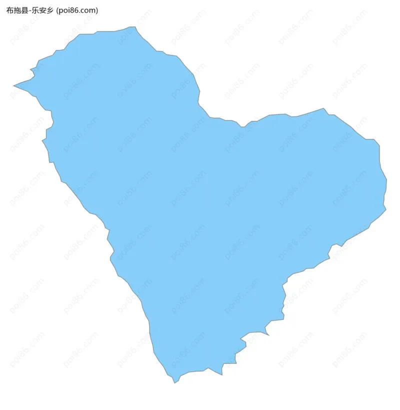 乐安乡边界地图