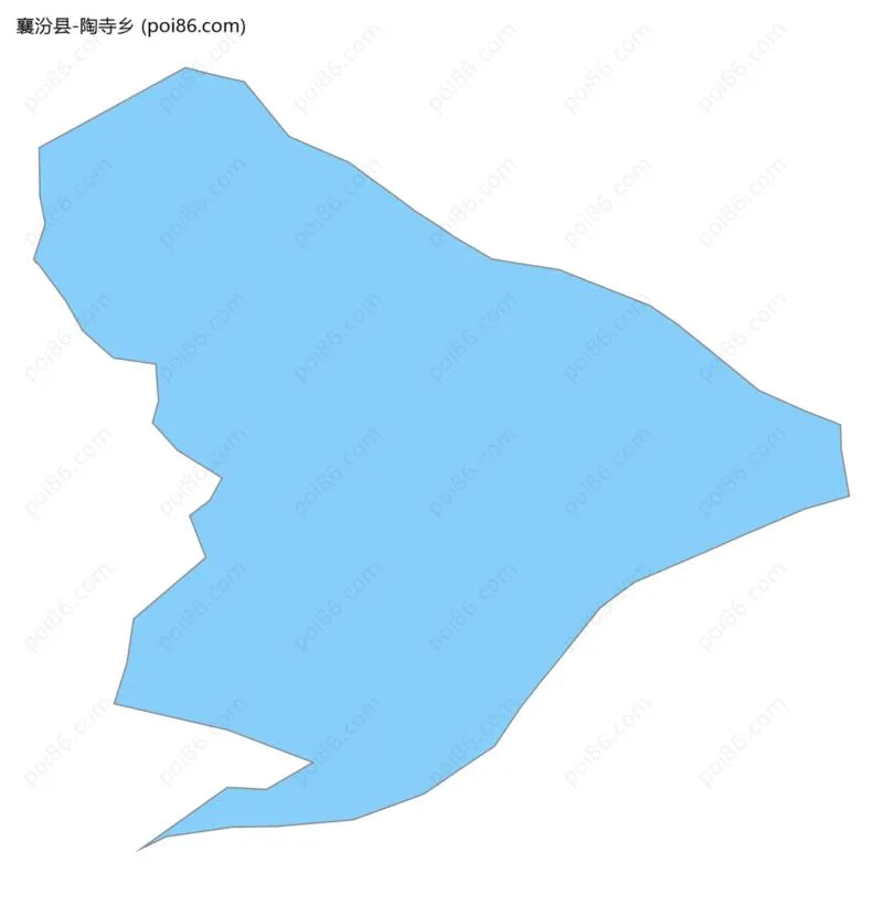 陶寺乡边界地图
