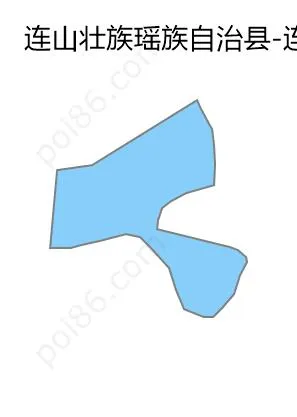 连山林场边界地图