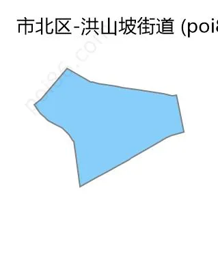 洪山坡街道边界地图