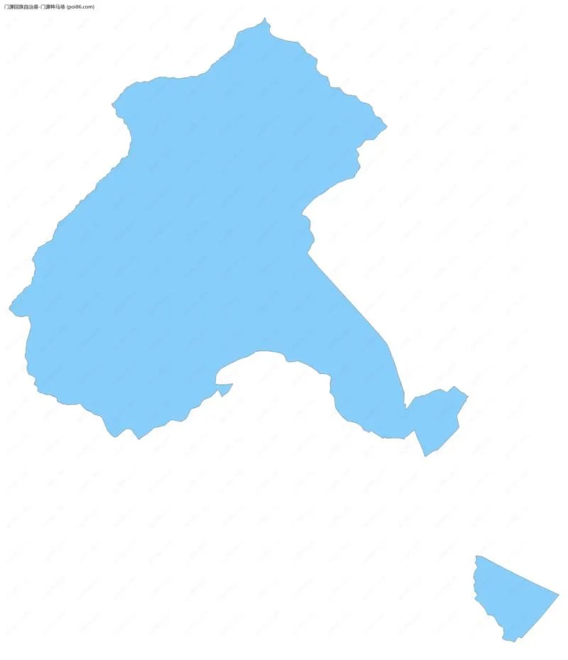 门源种马场边界地图