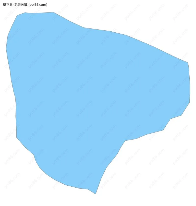 龙泉关镇边界地图