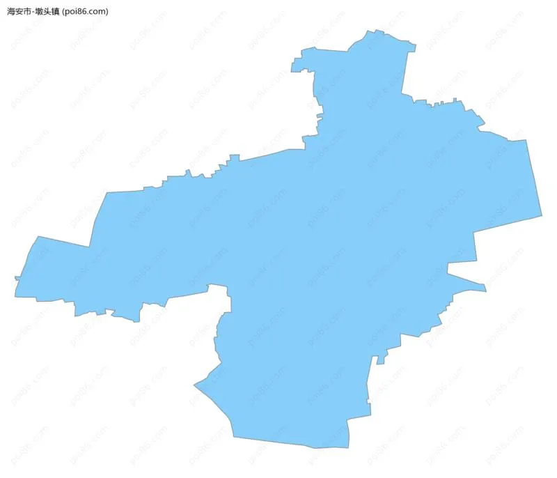 墩头镇边界地图