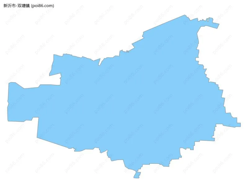 双塘镇边界地图