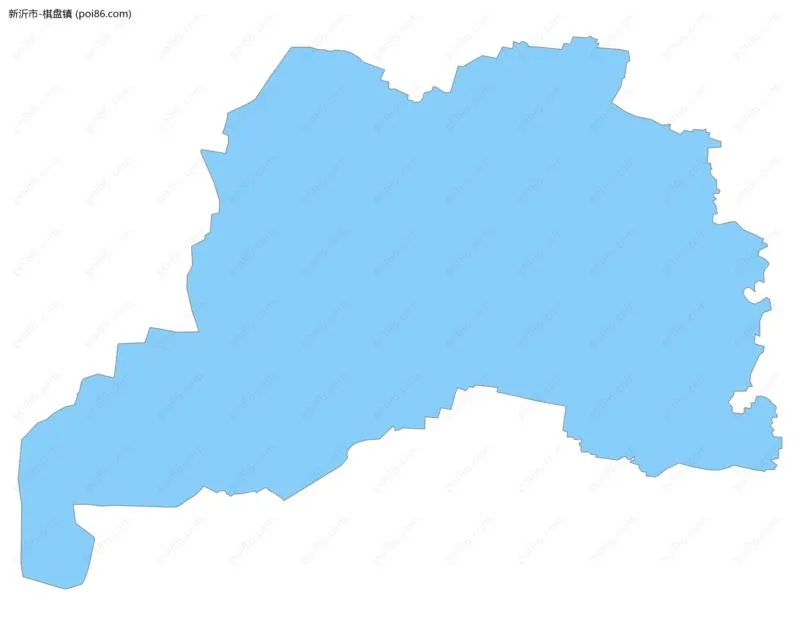 棋盘镇边界地图
