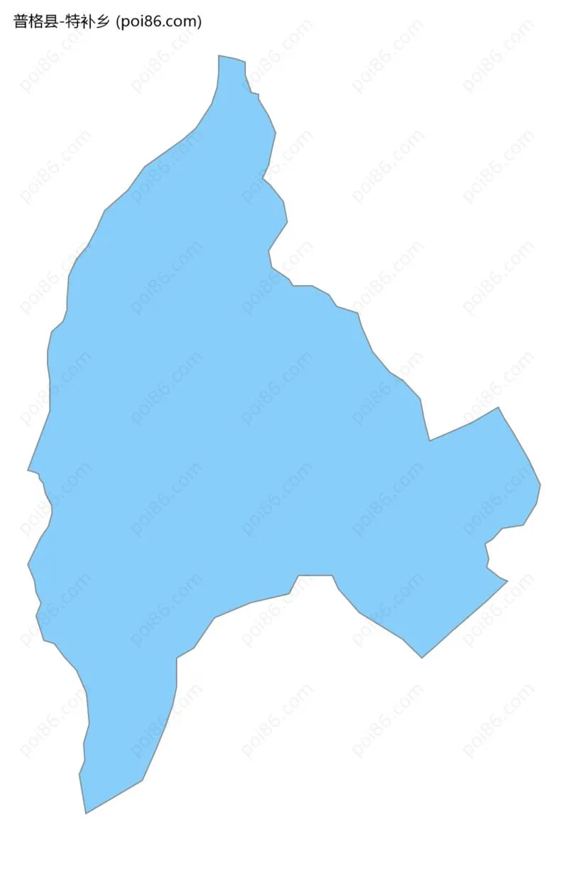 特补乡边界地图