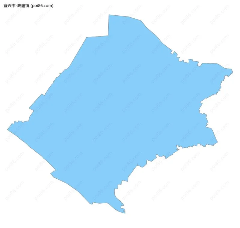 高塍镇边界地图