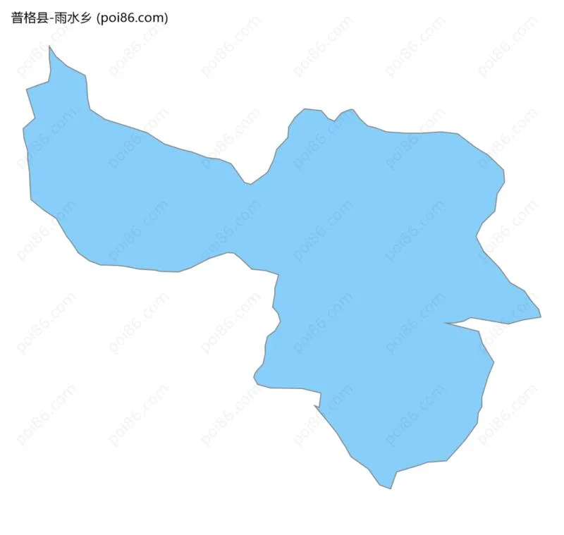 雨水乡边界地图