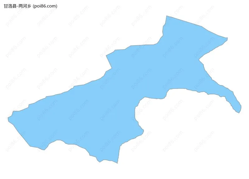 两河乡边界地图