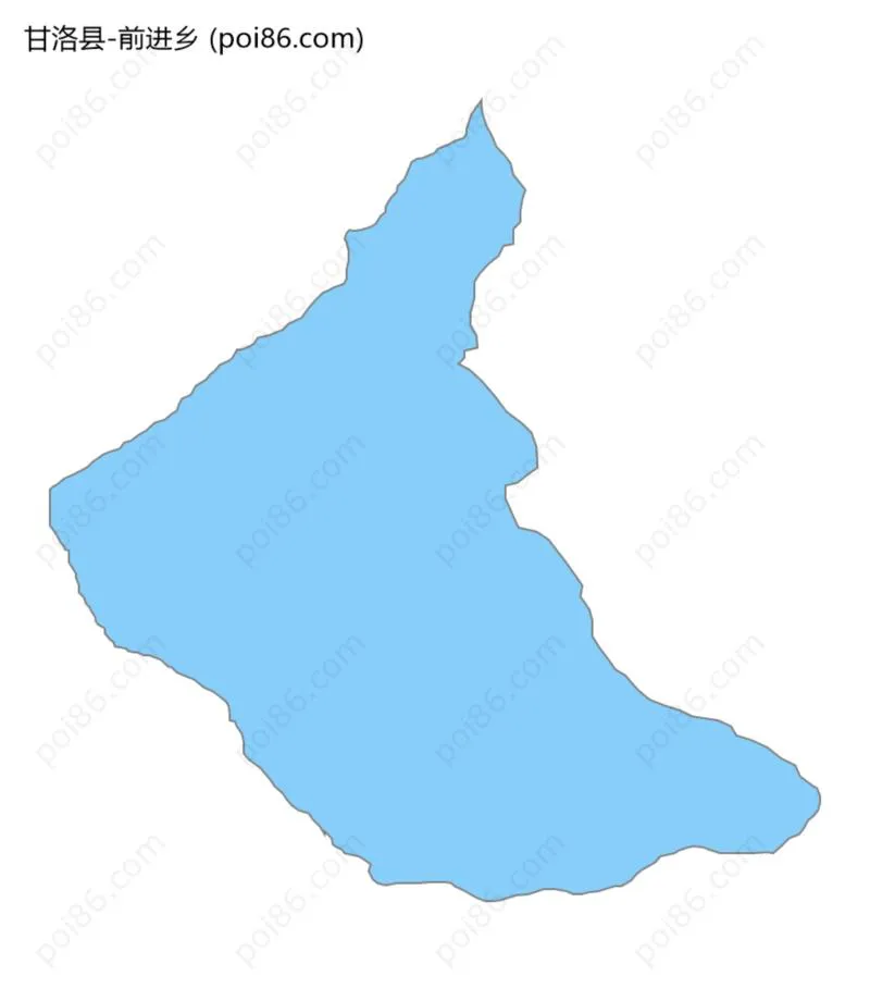 前进乡边界地图