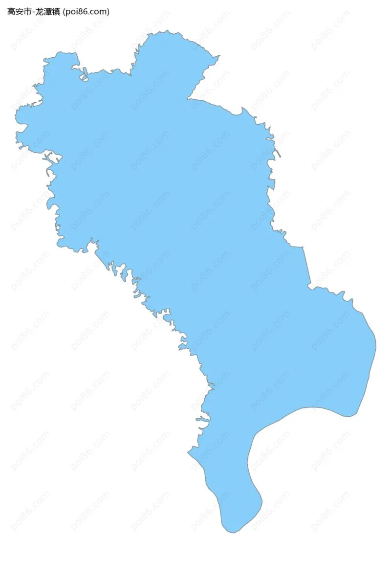 龙潭镇边界地图