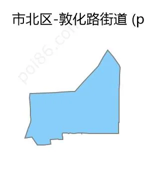 敦化路街道边界地图