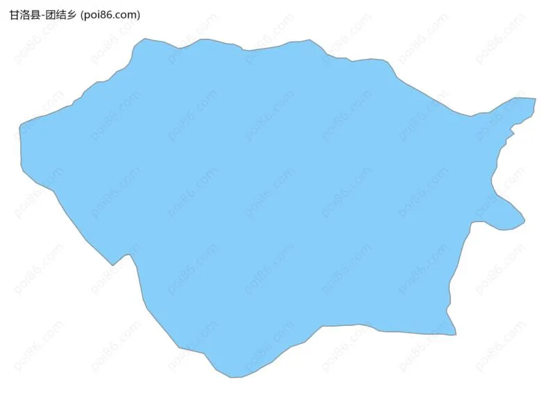 团结乡边界地图