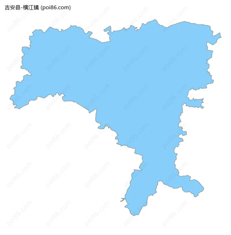 横江镇边界地图