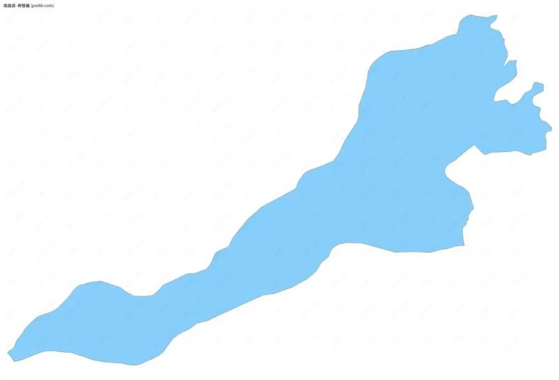 蒋巷镇边界地图