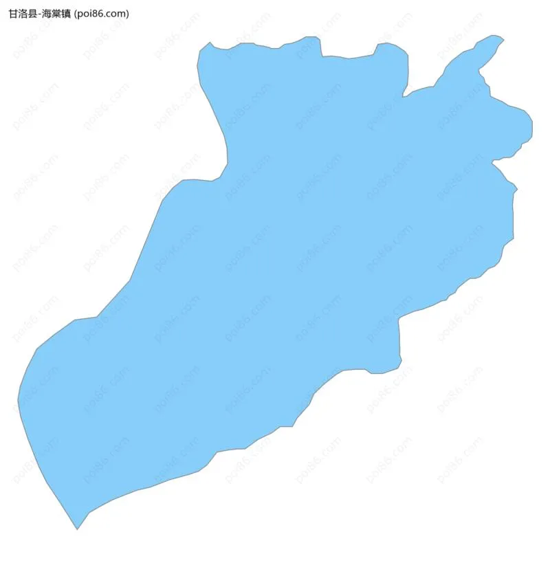 海棠镇边界地图