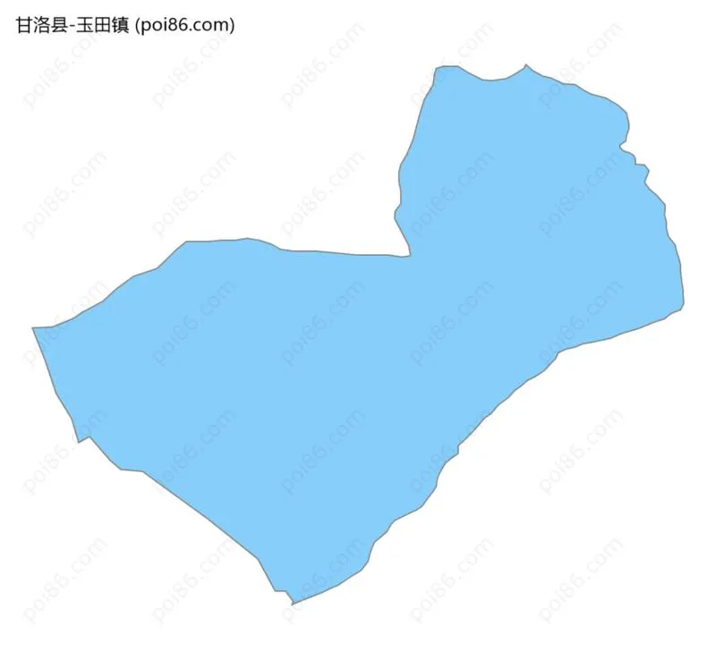 玉田镇边界地图