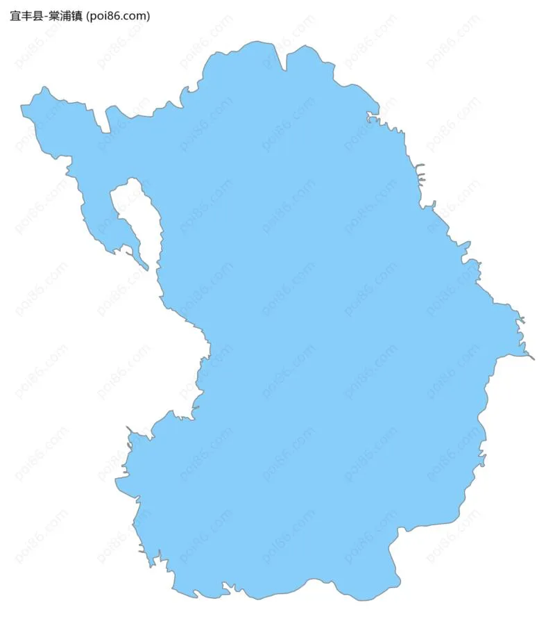 棠浦镇边界地图